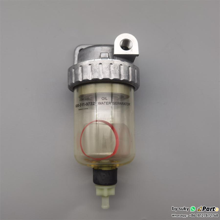 600-311-9732 Water Separator for Komatsu Excavator PC100-6 PC120-6 PC130-8 PC270-8