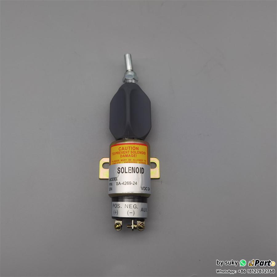 600-815-7550 4D95 Engine Fuel Shutoff Solenoid for Komatsu Excavator PC75UU-3 PC78US-5 PC60-7E PC78UU-6