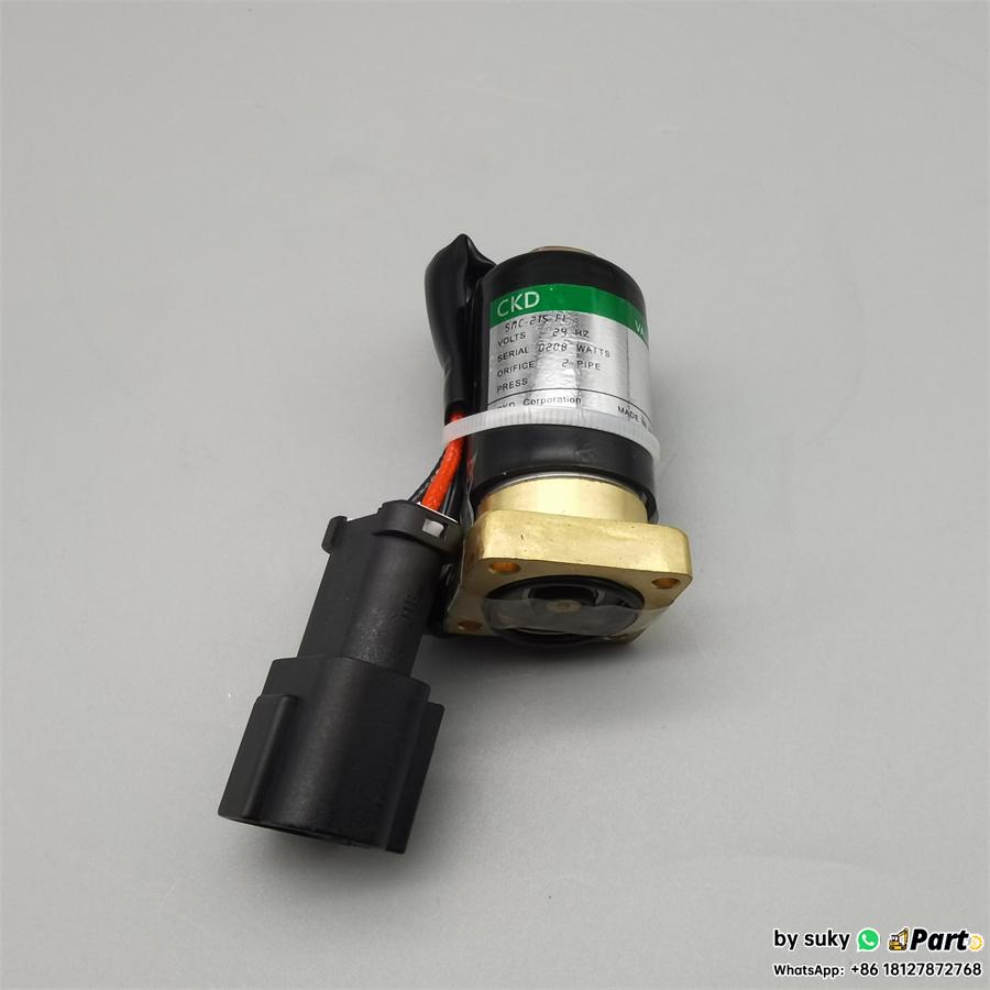 17A-15-17271 Solenoid Valve for Komatsu Wheel Loader Wa200 Wa380 Wa420