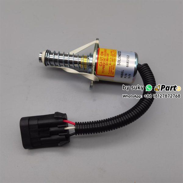 6681512 12V Fuel Solenoid Valve for Bobcat S150 S160 S185 T190 753 763