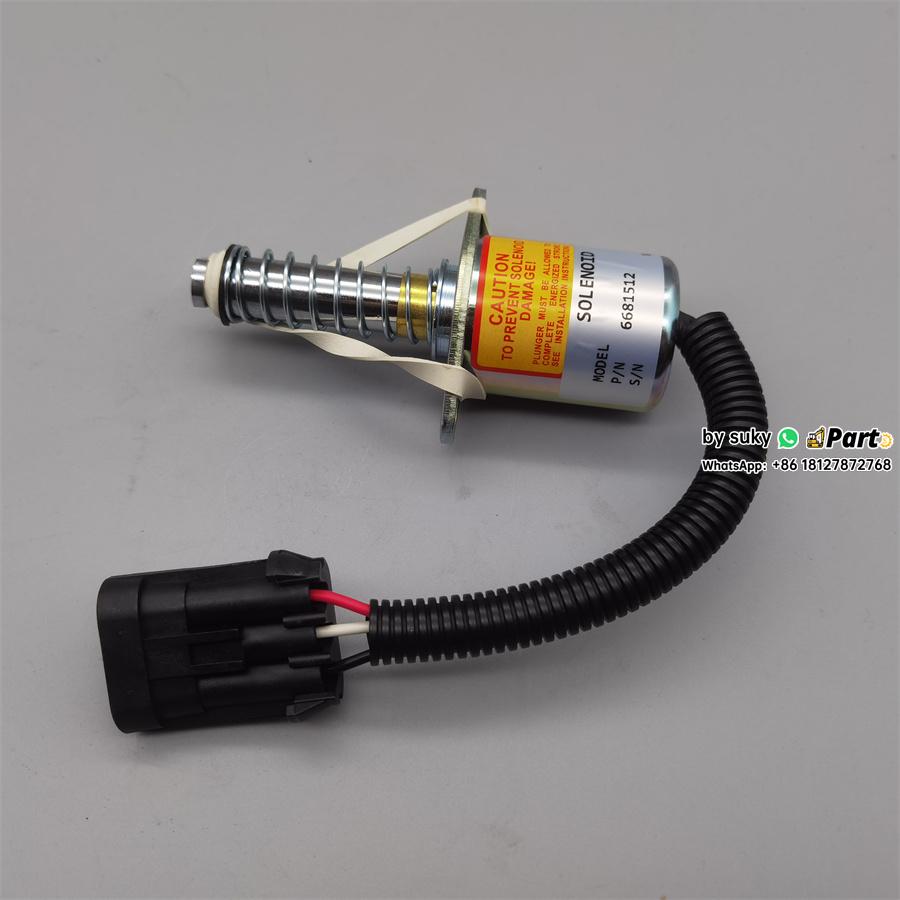 6681512 12V Fuel Solenoid Valve for Bobcat S150 S160 S185 T190 753 763 6681512 12V Fuel Solenoid Valve for Bobcat S150 S160 S185 T190 753 763