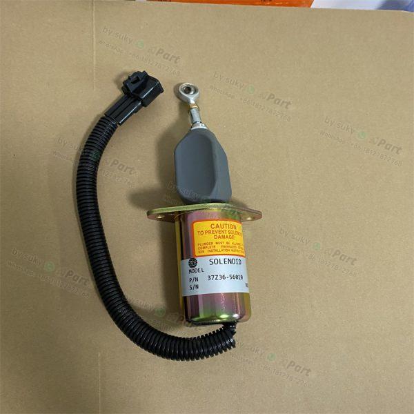 37Z36-56010-A Shutoff Solenoid Valve 24V for Cummins 6CT 37Z36-56010-A Shutoff Solenoid Valve 24V for Cummins 6CT