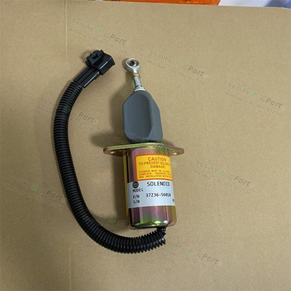 37Z36-56010-A Shutoff Solenoid Valve 24V for Cummins 6CT