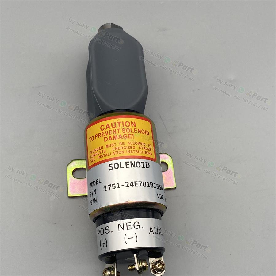 1751-24E7U1B1S5A 24V Shutoff Solenoid for Caterpillar CAT 320B