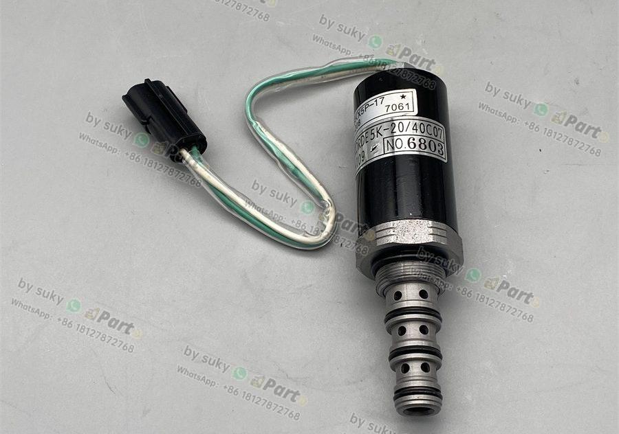 KDRDE5K-2040C07-109 Solenoid Valve for Hyundai R110-7 R140-7 R210-7 R215-7 R300-7 R360-7 Kobelco SK200-6E