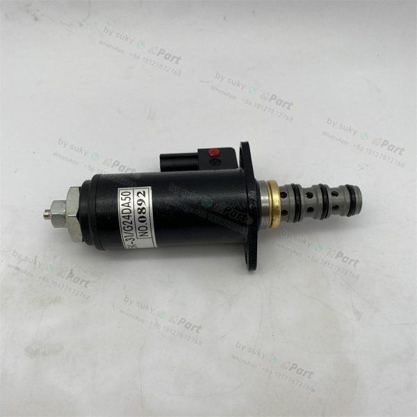 KWE5K-31-G24DA50 Solenoid Valve for Kobelco SK200-1 SK200-6E SK210-6E