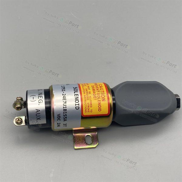 1751-24E7U1B1S5A 24V Shutoff Solenoid for Caterpillar CAT 320B