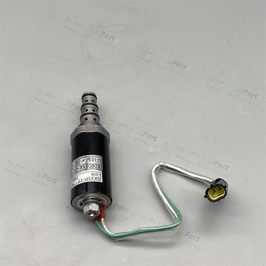 KDRDE5K-2040C07-109 Solenoid Valve for Hyundai R110-7 R140-7 R210-7 R215-7 R300-7 R360-7 Kobelco SK200-6E