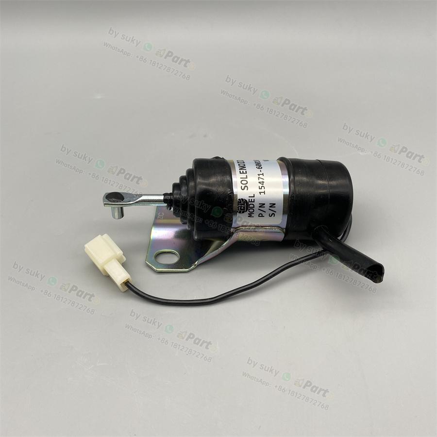 15471-60010 Stop Solenoid 12V for Kubota V2203 KX161-2 KX101 KX151 15471-60010 Stop Solenoid 12V for Kubota V2203 KX161-2 KX101 KX151