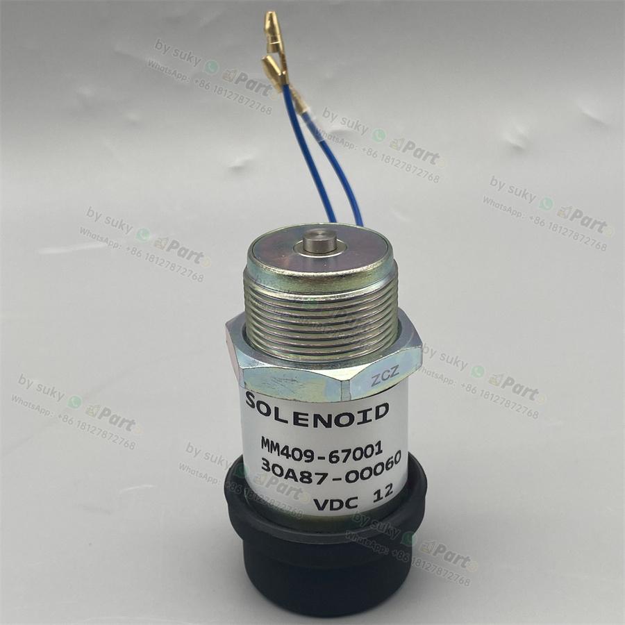 MM409-67001 MM40967001 Stop Off Solenoid for Caterpillar CAT 305C 301.6C 301.8C MM409-67001 MM40967001 Stop Off Solenoid for Caterpillar CAT 305C 301.6C 301.8C