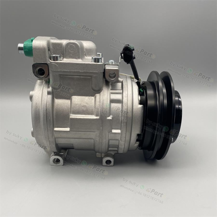10PA15C 447200-4656 AC Compressor for Lingong Excavator 60F 65E 10PA15C 447200-4656 AC Compressor for Lingong Excavator 60F 65E