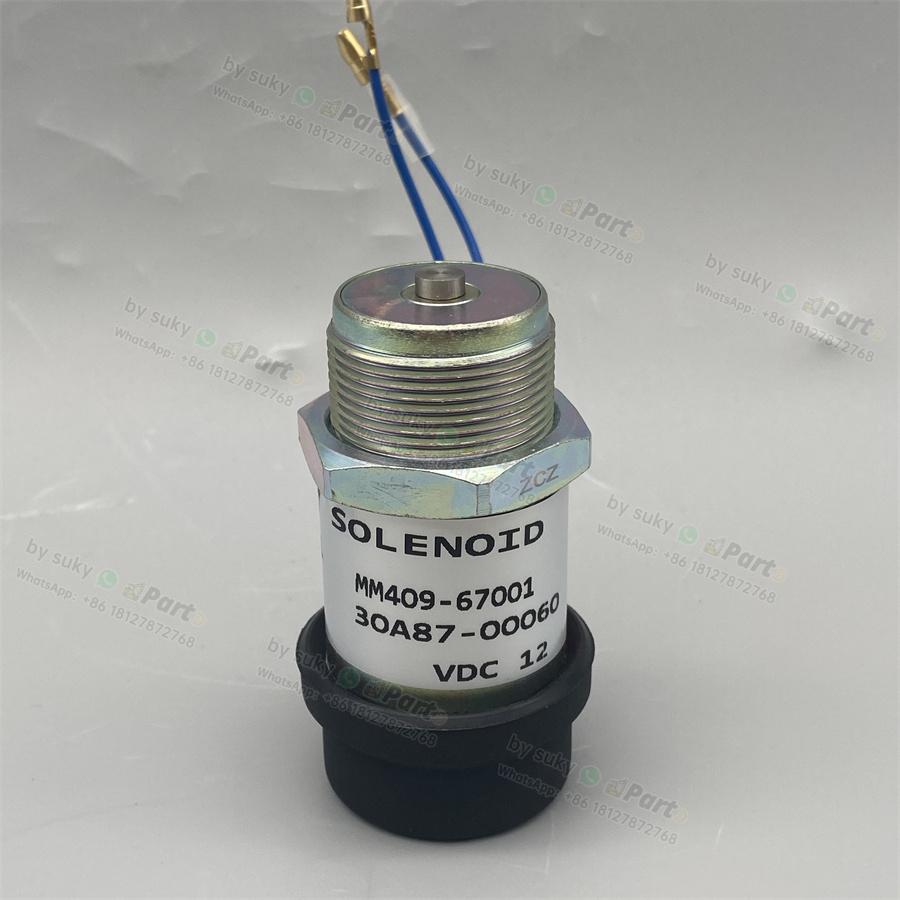 MM409-67001 MM40967001 Stop Off Solenoid for Caterpillar CAT 305C 301.6C 301.8C MM409-67001 MM40967001 Stop Off Solenoid for Caterpillar CAT 305C 301.6C 301.8C