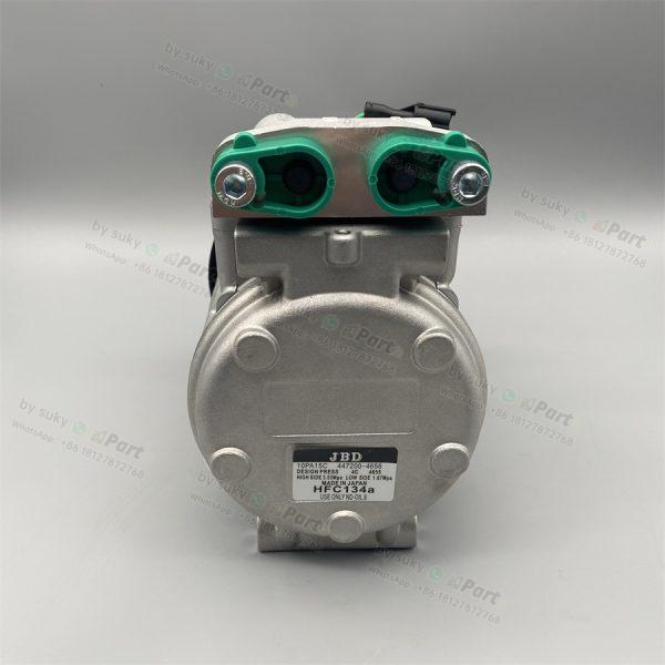 10PA15C 447200-4656 AC Compressor for Lingong Excavator 60F 65E