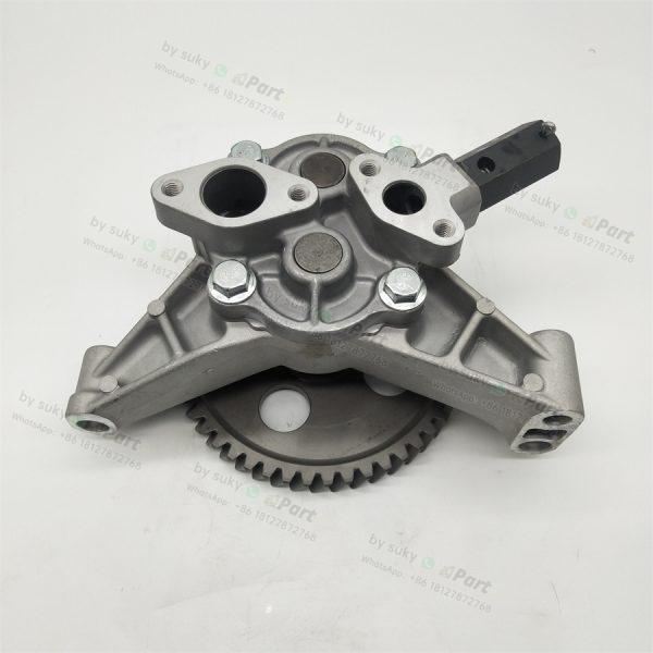 ME074345 Oil Pump For 6D15T Kobelco SK350-6 SK330-6E SK320-6