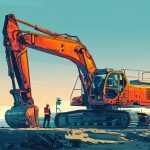 What is the general maintenance of an excavator?