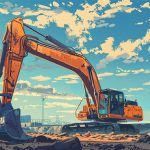 what are the parts of an excavator called?