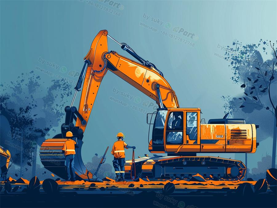 What are the parts of an excavator track? What are the parts of an excavator track?