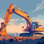 What is the basic structure of an excavator?