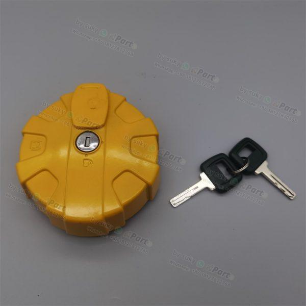 VOE14720142 14720142 Fuel Tank Cap with Keys for Volvo EC250 EC300 EC350