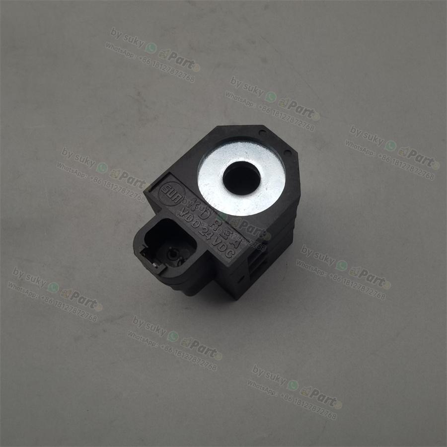 24V DC Solenoid Valve Coil for Hyundai R210-7 R215-7 R225-7 24V DC Solenoid Valve Coil for Hyundai R210-7 R215-7 R225-7