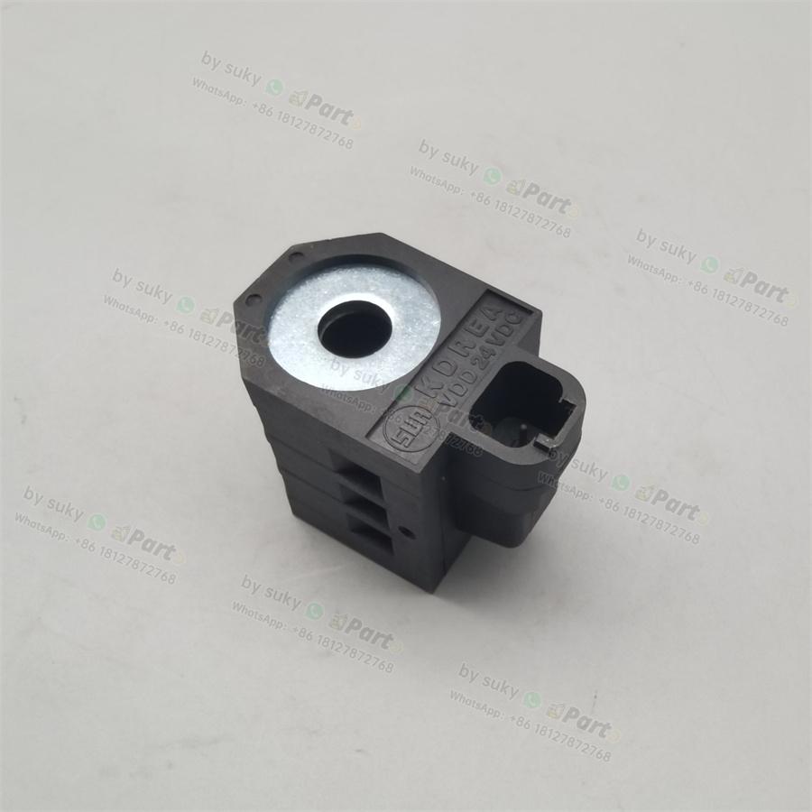 24V DC Solenoid Valve Coil for Hyundai R210-7 R215-7 R225-7 24V DC Solenoid Valve Coil for Hyundai R210-7 R215-7 R225-7