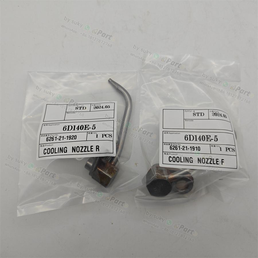 6261-21-1910 6261-21-1920 Cooling Nozzle for Komatsu SAA6D140E-5B 6261-21-1910 6261-21-1920 Cooling Nozzle for Komatsu SAA6D140E-5B