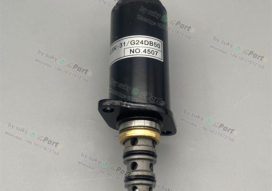 KWE5K-31/G24DA50 Solenoid Valve for Kobelco SK200-6E SK230-6E SK250-6E SK330-6E