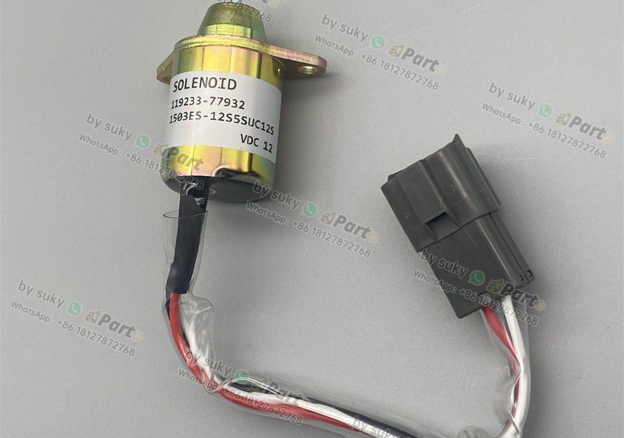 1503ES-12S5SUC12S Shut Off Solenoid 12V for Komatsu PC40 PC45 PC50