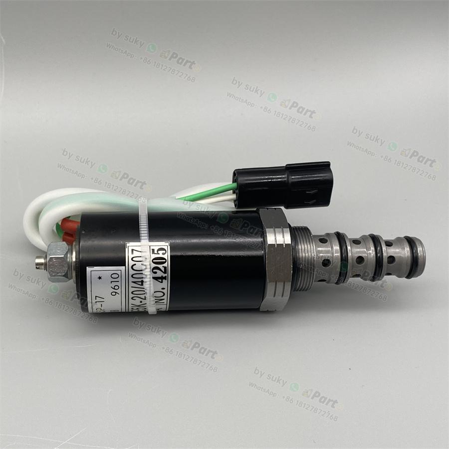KDRDE5K-20/40C07-109 Solenoid Valve for Kobelco SK200-6E Hyundai R215-7 R225-7 KDRDE5K-20/40C07-109 Solenoid Valve for Kobelco SK200-6E Hyundai R215-7 R225-7