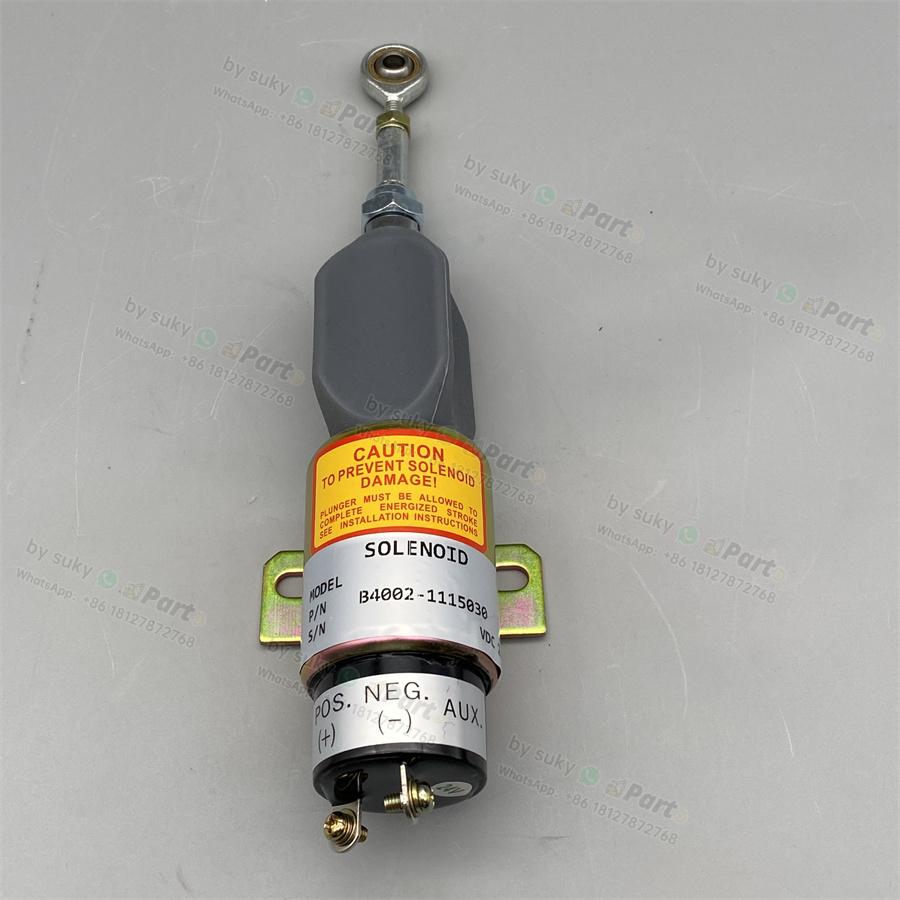 B4002-1115030 24V Stop Solenoid Valve for Komatsu PC60-7 PC120-7 PC200-7 PC350-7 B4002-1115030 24V Stop Solenoid Valve for Komatsu PC60-7 PC120-7 PC200-7 PC350-7