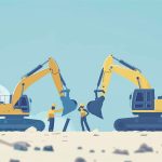 What are the basic parts of an excavator?