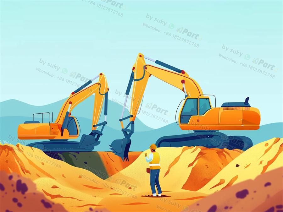 What are the parts of the excavator? What are the parts of the excavator?