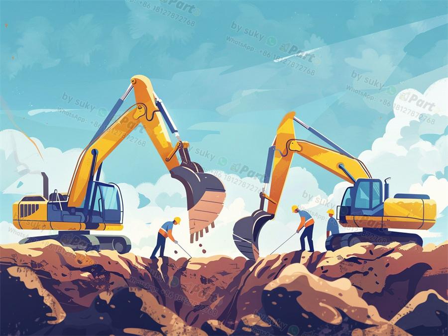 What are the parts of the excavator arm? What are the parts of the excavator arm?