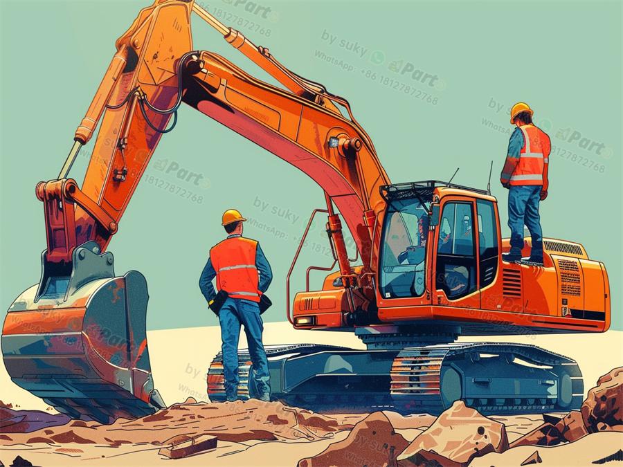 What is excavator parts?