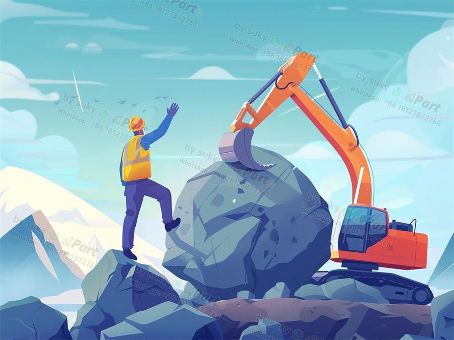 What are the parts of an excavator track? What are the parts of an excavator track?