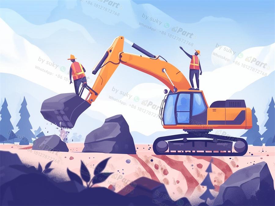 What are the parts of the excavator arm? What are the parts of the excavator arm?