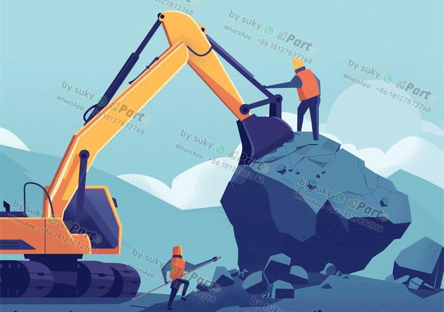 What are the name of parts of excavator?