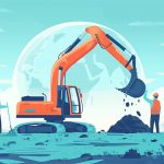 What are the basic parts of excavator?