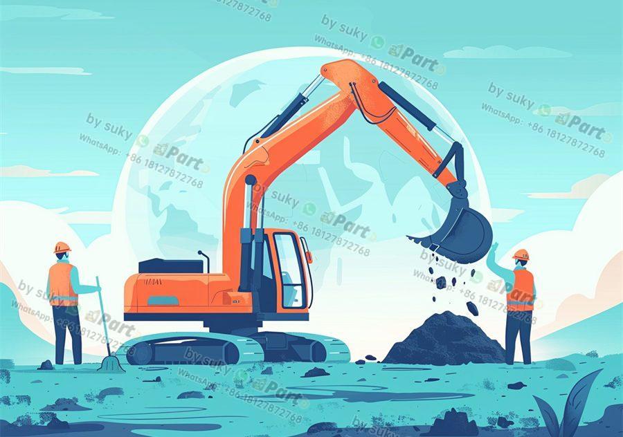 What are the basic parts of excavator?