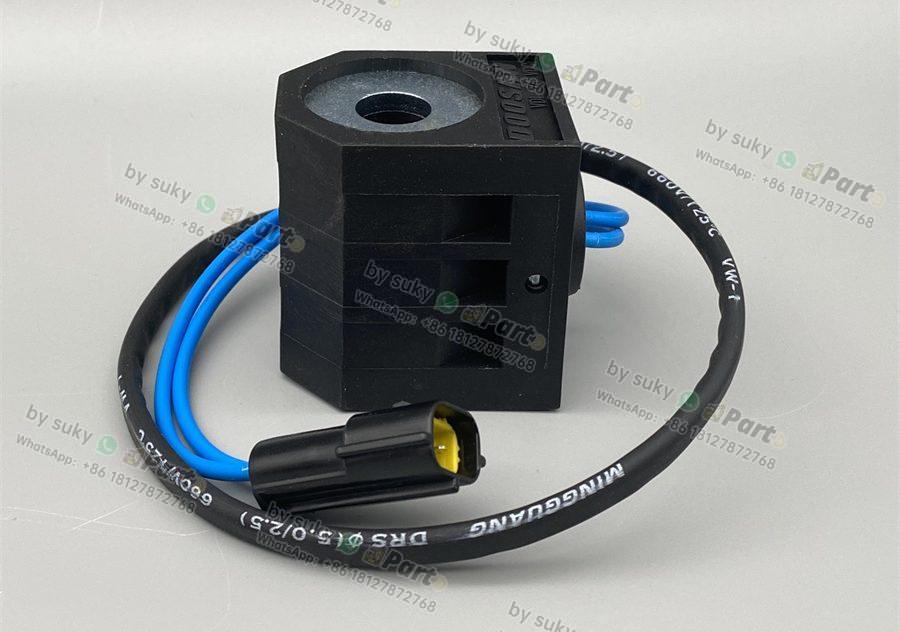 24V DC Solenoid Valve Coil for Doosan DH220-5