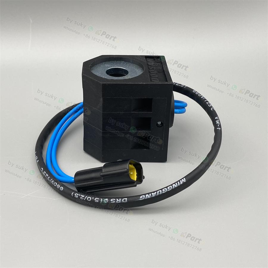 24V DC Solenoid Valve Coil for Doosan DH220-5 24V DC Solenoid Valve Coil for Doosan DH220-5