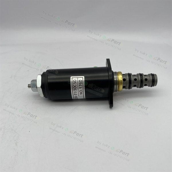 KDRDE5K-31/30C50 Solenoid Valve for Kobelco SK170-8 SK200-8 SK210-8 SK210LC-8 SK230-6E