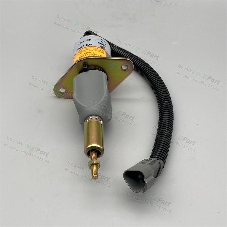 4063712 Fuel Shut Off Solenoid Valve 24V for Cummins Komatsu PC300-7 PC350-7 PC360-7 4063712 Fuel Shut Off Solenoid Valve 24V for Cummins Komatsu PC300-7 PC350-7 PC360-7