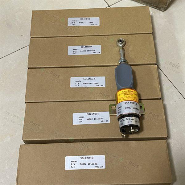 B4002-1115030 24V Stop Solenoid Valve for Komatsu PC60-7 PC120-7 PC200-7 PC350-7