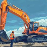 What are the name of parts of excavator?