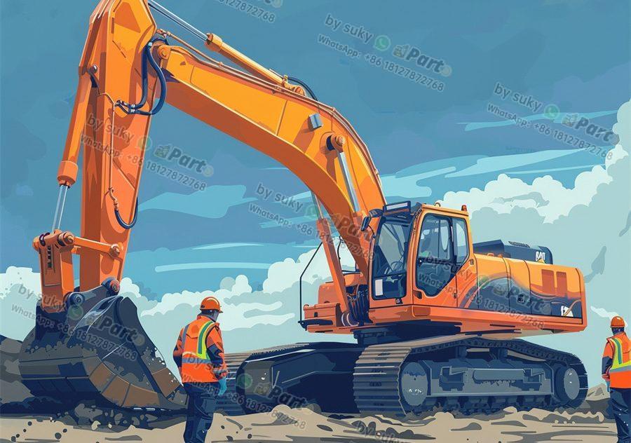 What are the name of parts of excavator?