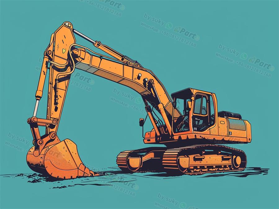 What is the name of excavator boom parts?