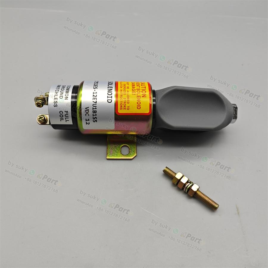 SA-3796-12 1751-12E7U1B1S5 3T 12V Fuel Shut Off Solenoid Valve for Caterpillar CAT 200B SA-3796-12 1751-12E7U1B1S5 3T 12V Fuel Shut Off Solenoid Valve for Caterpillar CAT 200B