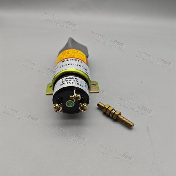 SA-3796-12 1751-12E7U1B1S5 3T 12V Fuel Shut Off Solenoid Valve for Caterpillar CAT 200B