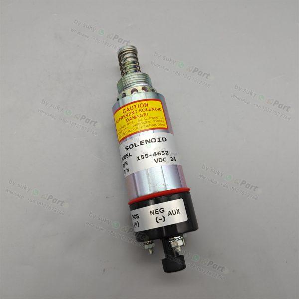 155-4652 Fuel Shutdown Stop Solenoid 24VDC for Caterpillar CAT 320B 325B 325C 325CL